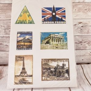 Pier 1 Travel Stickers - Set of 12